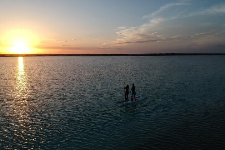 Sunrise SUP on Bacalar Lagoon — Private Paddle to Black Cenote & Pirates Canal photo 5