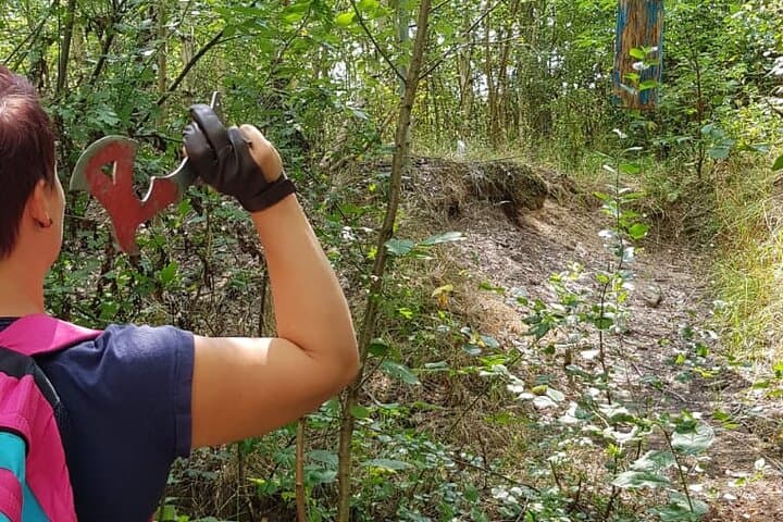 3D Axe Throwing at Lake Störmthal — Viking-Style Target Course Near Leipzig photo 6