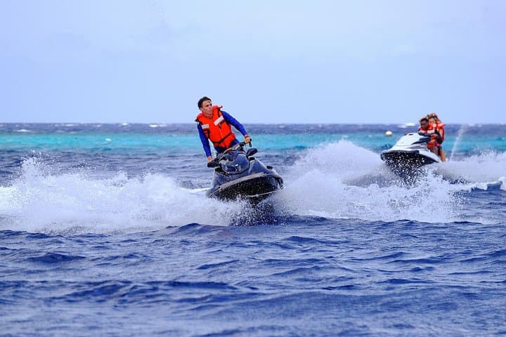 Jet-Ski Snorkel Tour in Curaçao — Caracas Bay Wreck & Spanish Water Lagoon photo 3