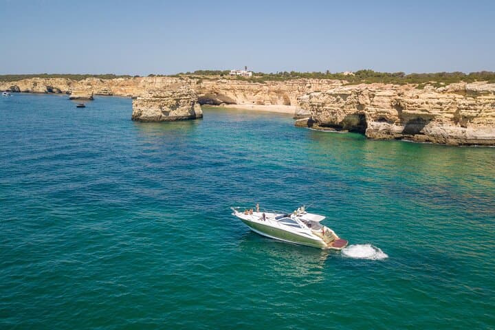 Private Albufeira Yacht Cruise — Dolphins, Benagil & Snorkeling (3‑Hour) photo 3