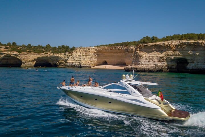 Private Albufeira Yacht Cruise — Dolphins, Benagil & Snorkeling (3‑Hour) photo 5