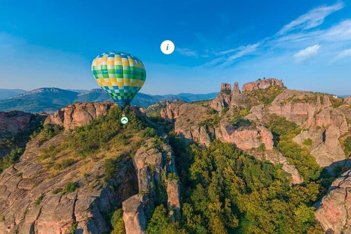 Virtual Hot Air Balloon Ride over the Belogradchik Rocks — VR Tour of Bulgaria's Sky-Carved Formations photo 2