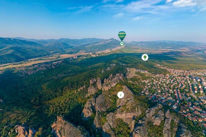 Virtual Hot Air Balloon Ride over the Belogradchik Rocks — VR Tour of Bulgaria's Sky-Carved Formations photo 4