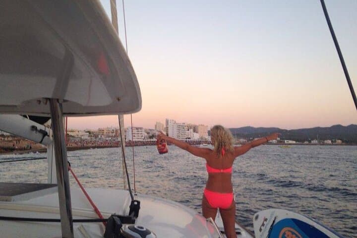 Sailing Café del Mar: Private Catamaran Day Charter from San Antonio, Ibiza photo 6