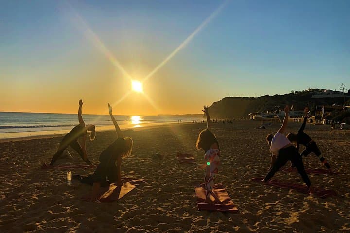 Sunset Yoga at Praia de Porto Mós — Lagos Evening Hatha by el Sol Lifestyle