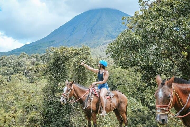 Horseback Riding at Arenal Volcano Foothills — Lagoon Crater & Arenal Viewpoint