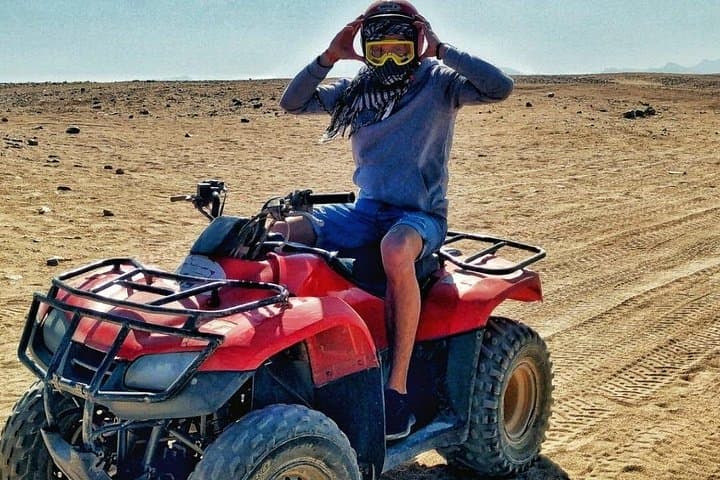Sunset Quad Tour in Hurghada: Desert Ride, Bedouin Village & BBQ photo 1