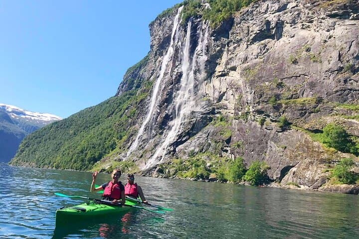 Paddle Geirangerfjord: 2-Hour Guided Kayak Tour to Gjaerdefossen photo 4