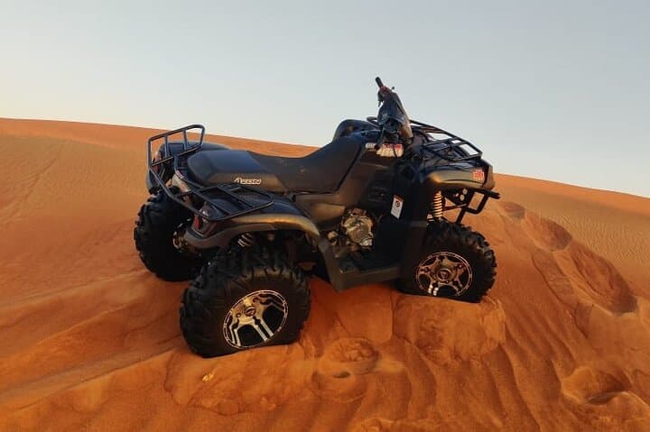 Dubai Desert Safari with ATV & Sandboarding — Lahbab Dunes BBQ Experience