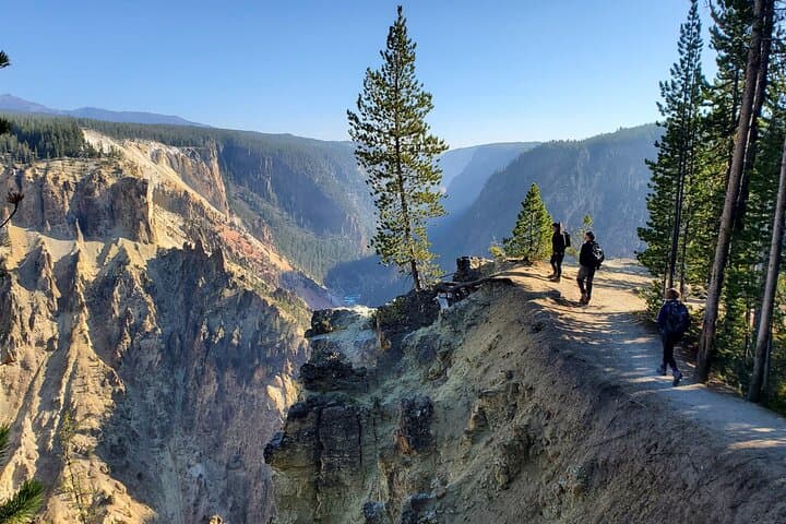 Grand Canyon of the Yellowstone Rim and Ribbon Lake Loop Hike with Lunch