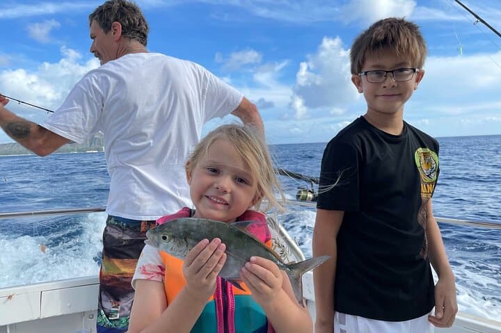 Private Reef Fishing Charter from Kewalo Basin Harbor, Honolulu