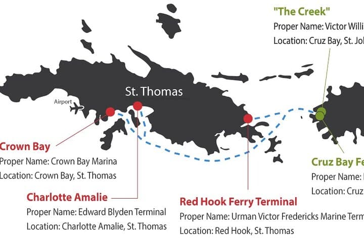 St. Thomas Private Transfer: Cyril King Airport to Crown Bay Marina photo 5