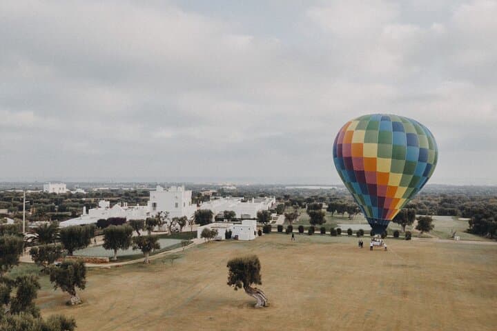 Hot Air Balloon Flight Over Valle d'Itria: Sunrise Above Alberobello's Trulli photo 3