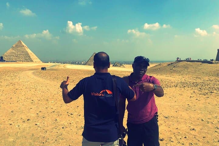 Sunset Camel Ride at the Giza Pyramids with BBQ Dinner photo 6