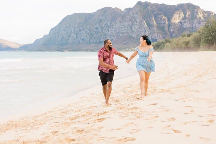 Surprise Proposal at Oahu Cliffside — Private Photography Session with Diamond Head Views photo 6