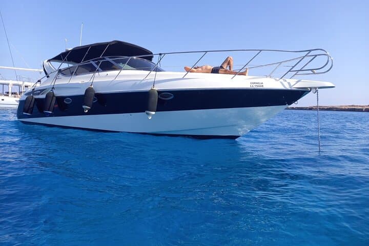 Luxury Yacht Rental in Protaras: Cranchi 39 Charter to Blue Lagoon & Cape Greco photo 1