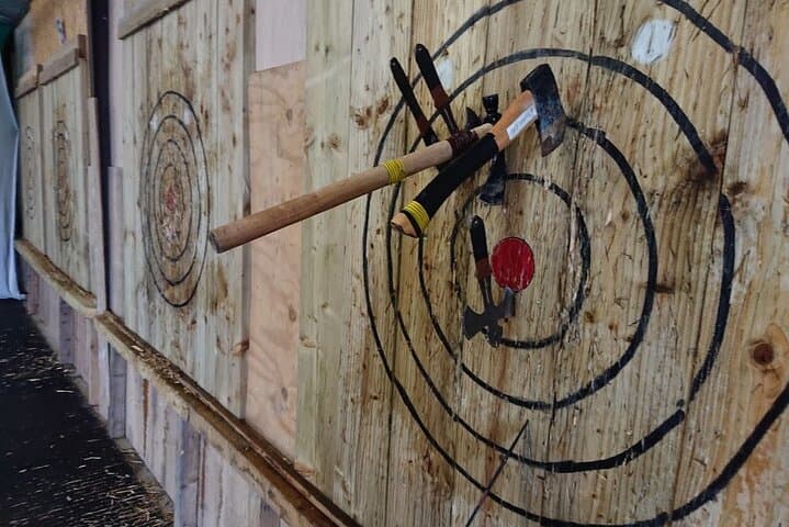 Axe Throwing in Pembrokeshire: Knife & Axe Experience in Haverfordwest
