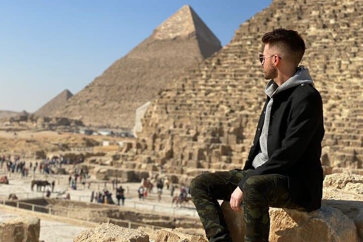 Half-Day Giza Pyramid & Sphinx Tour with Camel Ride and Koshary Lunch photo 2