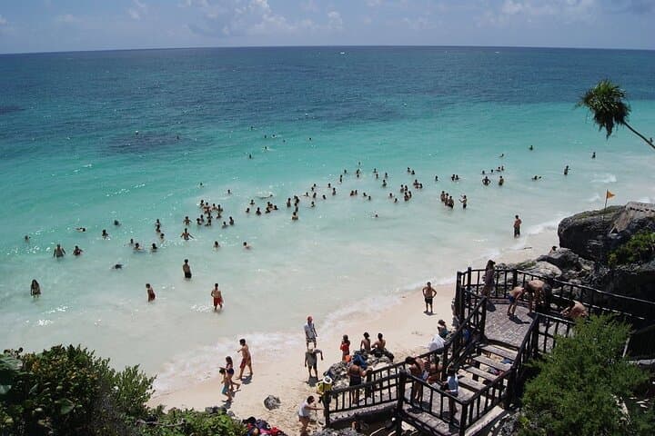 Private Full-Day Tulum Ruins and Beach Tour from Playa del Carmen photo 2