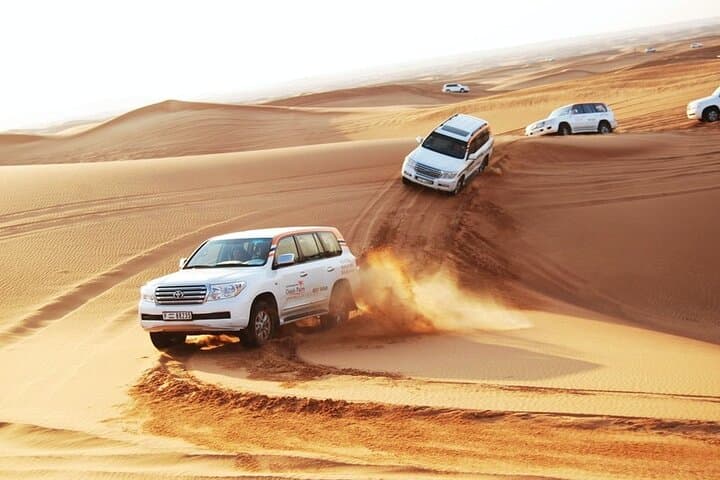Dubai Desert Safari with BBQ Dinner: Evening Dune‑Bashing, Camel Rides & Live Shows