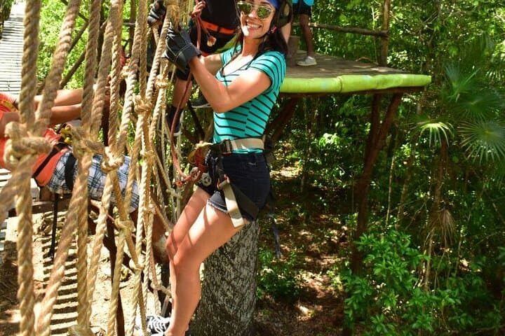 Wild Jungle Adventure: Cenote Swim, Shared ATV & Zipline from Cancun photo 4