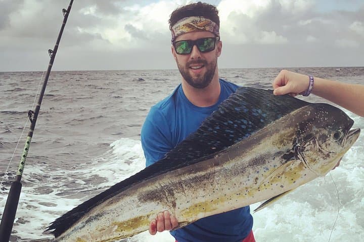 Private Half-Day Snorkel & Fishing Charter in Nassau on 55ft Hatteras photo 4