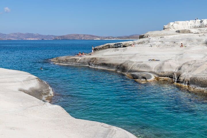Sailing Milos: Kleftiko Caves, Poliegos Blue Lagoon & Pollonia Day Cruise photo 4