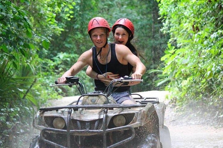 Riviera Maya ATV, Cenote Swim & Zipline Adventure from Cancun