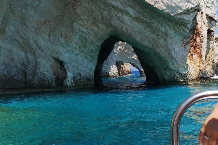Zakynthos Navagio View: Boat Trip to Shipwreck, Blue Caves & Xigia Beach photo 3