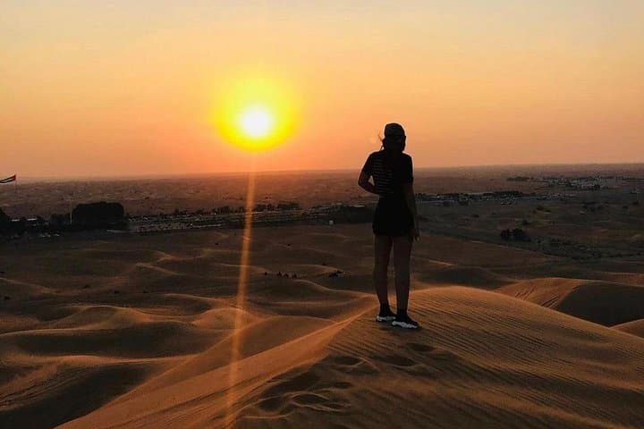 Dubai Sunset Camel Caravan: Sandboarding, Henna & BBQ Desert Experience photo 6