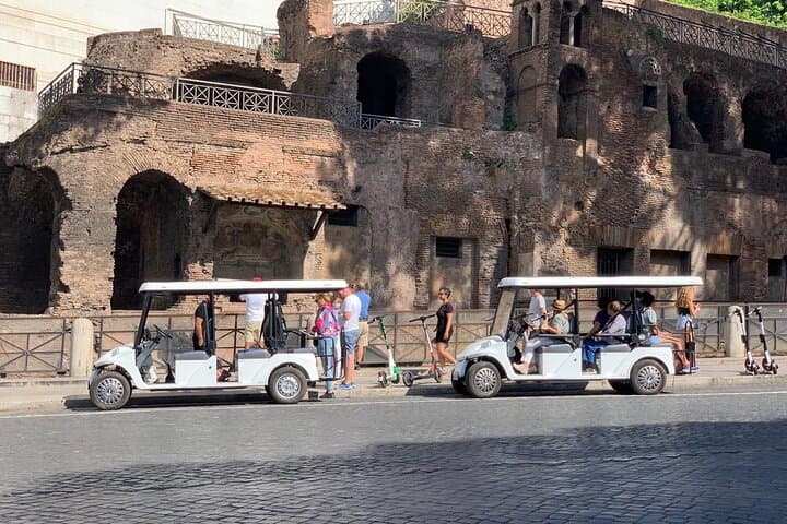 Glide Through Baroque Rome: La Dolce Vita Private Golf Cart Tour photo 2