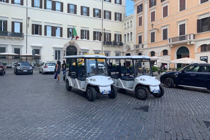 Glide Through Baroque Rome: La Dolce Vita Private Golf Cart Tour photo 5