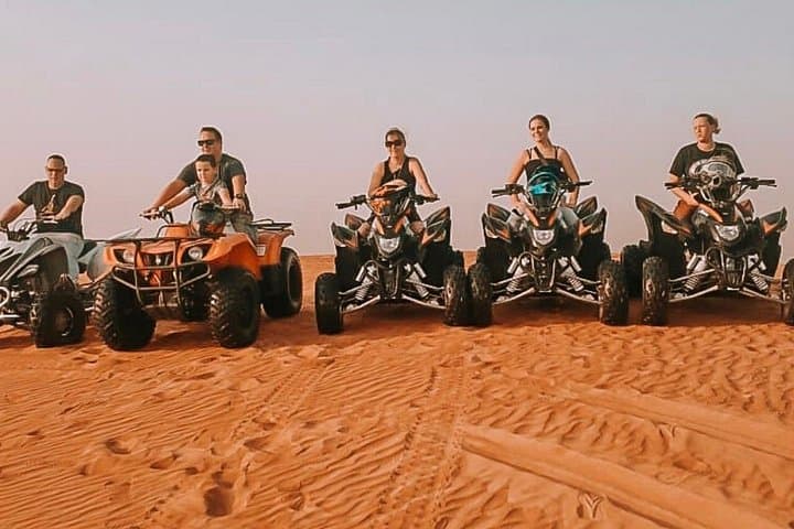 Dubai Evening Desert Safari with 30-Min Self-Drive Quad Bike and Premium Desert Camp photo 1