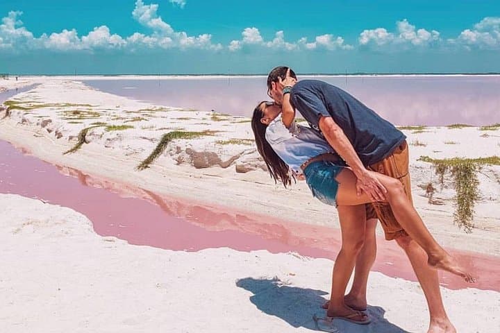 Las Coloradas & Río Lagartos Day Trip from Cancún — Flamingos, Pink Lagoons & Mud Baths
