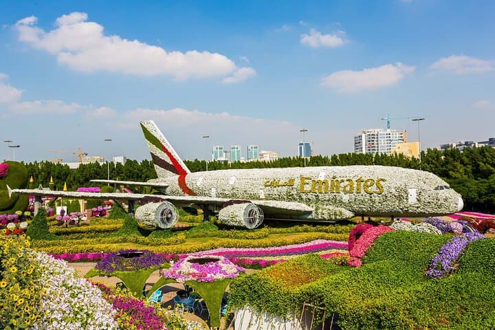Dubai Miracle Garden Skip-the-Line Ticket — 150 Million Flowers & A380 Floral Sculpture