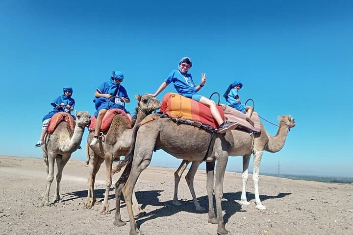Sunset Camel Ride in Agafay Desert: Marrakech Evening Tour with Mint Tea photo 2