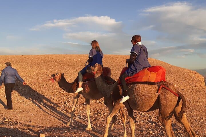 Sunset Camel Ride in Agafay Desert: Marrakech Evening Tour with Mint Tea photo 4