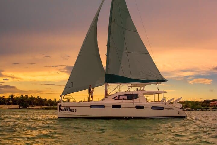Luxury Sunset Cruise Riviera Maya: Catamaran Sail from Puerto Aventuras photo 1