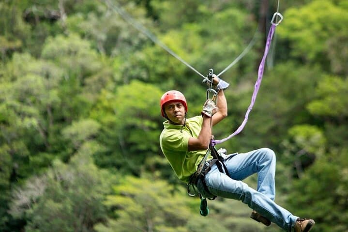 Mega Combo Zip Line Tour and Volcano Hot Spring — Full-Day Zipline, Horseback & Hot Springs in Guanacaste
