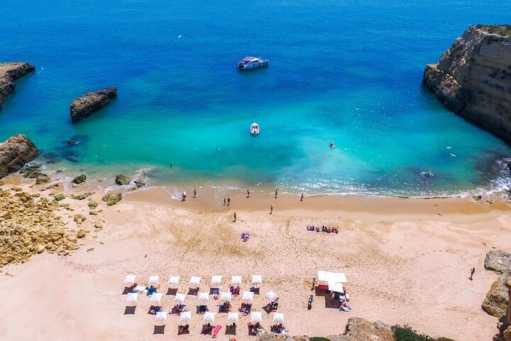 Albufeira Beach BBQ & Benagil Cave Catamaran Cruise | 6.5‑Hour Day Trip with Open Bar