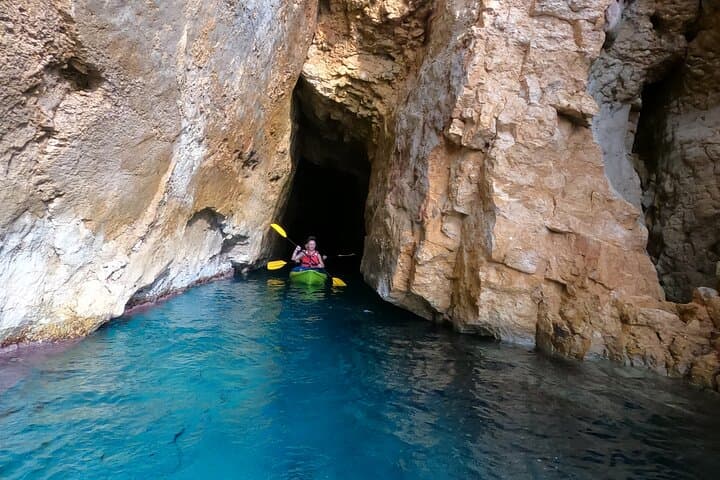 Sea-Cave Kayak and Snorkel Excursion in Jávea: Portitxol to Granadella photo 5