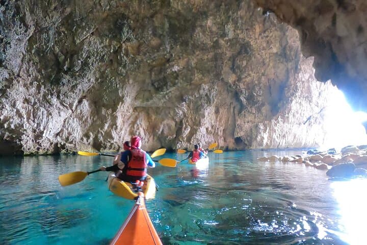 Sea-Cave Kayak and Snorkel Excursion in Jávea: Portitxol to Granadella