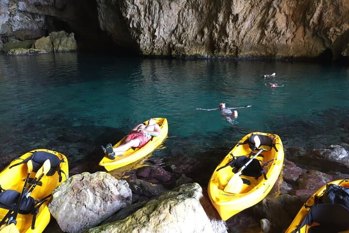 Sea-Cave Kayak and Snorkel Excursion in Jávea: Portitxol to Granadella photo 2