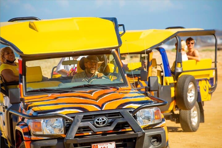 Aruba Natural Pool Jeep Safari: 4x4 Arikok Adventure and Snorkeling at Conchi photo 2
