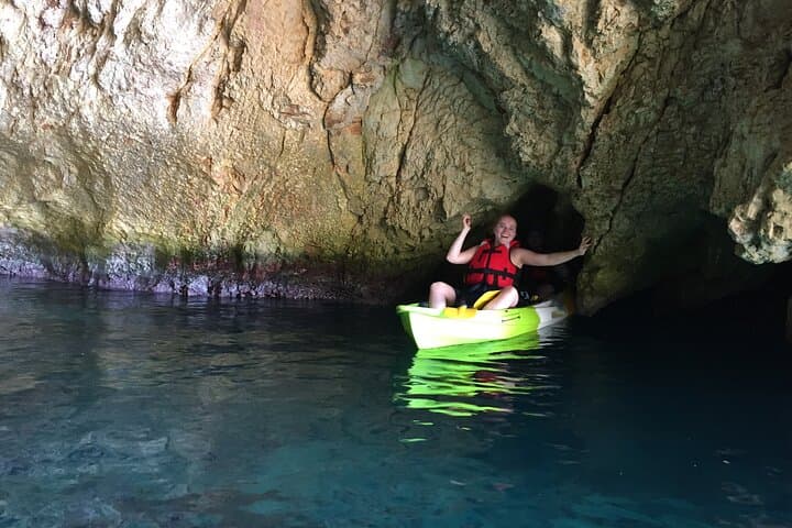 Sea-Cave Kayak and Snorkel Excursion in Jávea: Portitxol to Granadella photo 3