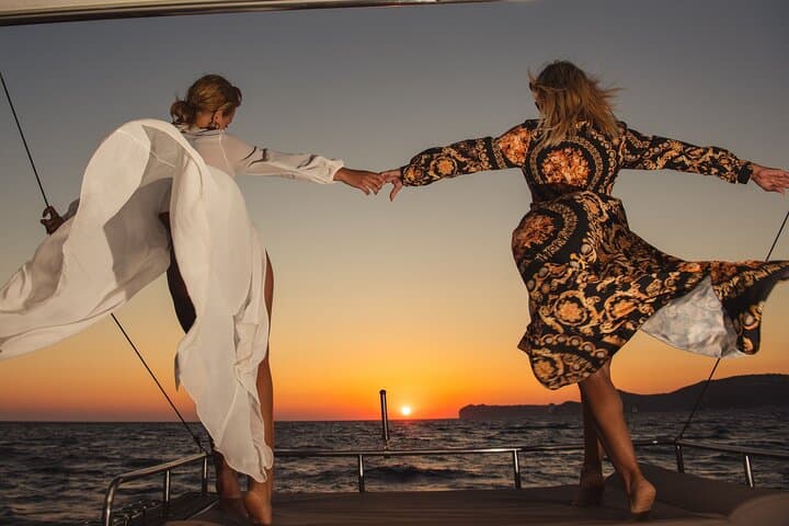 Santorini All-Inclusive Catamaran Sunset Cruise with Thirassia & Hot Springs photo 2