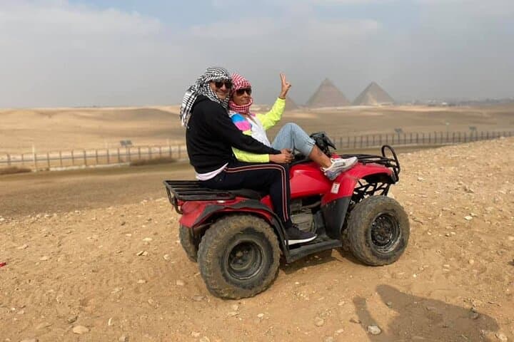 Giza Pyramids Quad Bike and Camel Ride: Sunset Desert Adventure photo 5