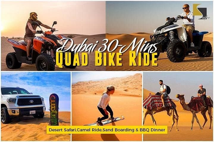 Dubai Red Dunes ATV and Evening Desert Safari: Quad Biking, Camel Ride & Premium BBQ Dinner photo 2