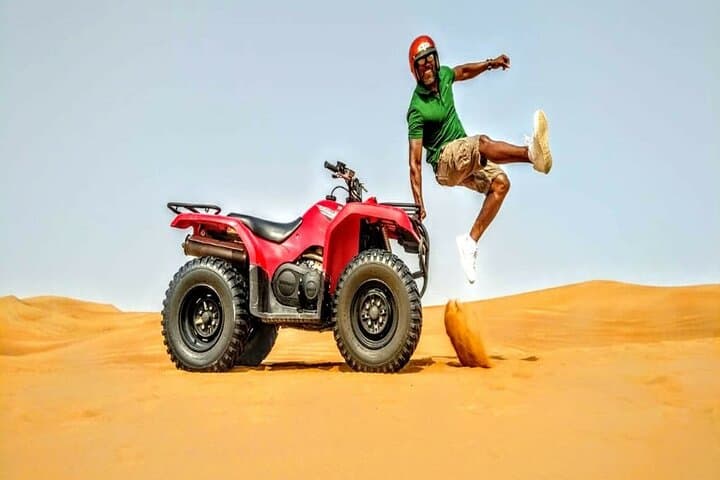 Dubai Sundowner Dune Safari With Dinner — Sunset Dune Bashing & Desert Camp Experience photo 3
