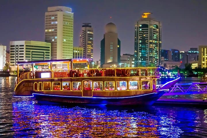 Dubai Marina Evening Dhow Dinner Cruise: Skyline Lights, Buffet & Live Shows photo 4
